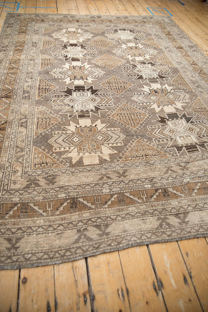 7x9.5 Vintage Distressed Kars Carpet