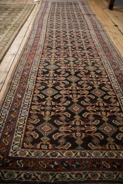 3.5x11.5 Antique Hamadan Rug Runner