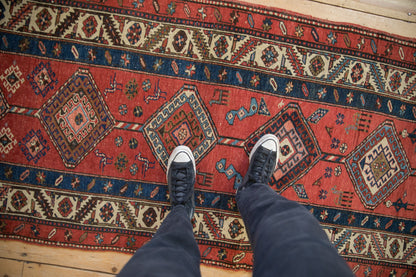 3x14.5 Antique Northwest Persian Rug Runner