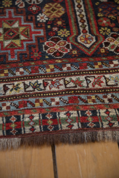 3.5x15 Antique Qashqai Rug Runner