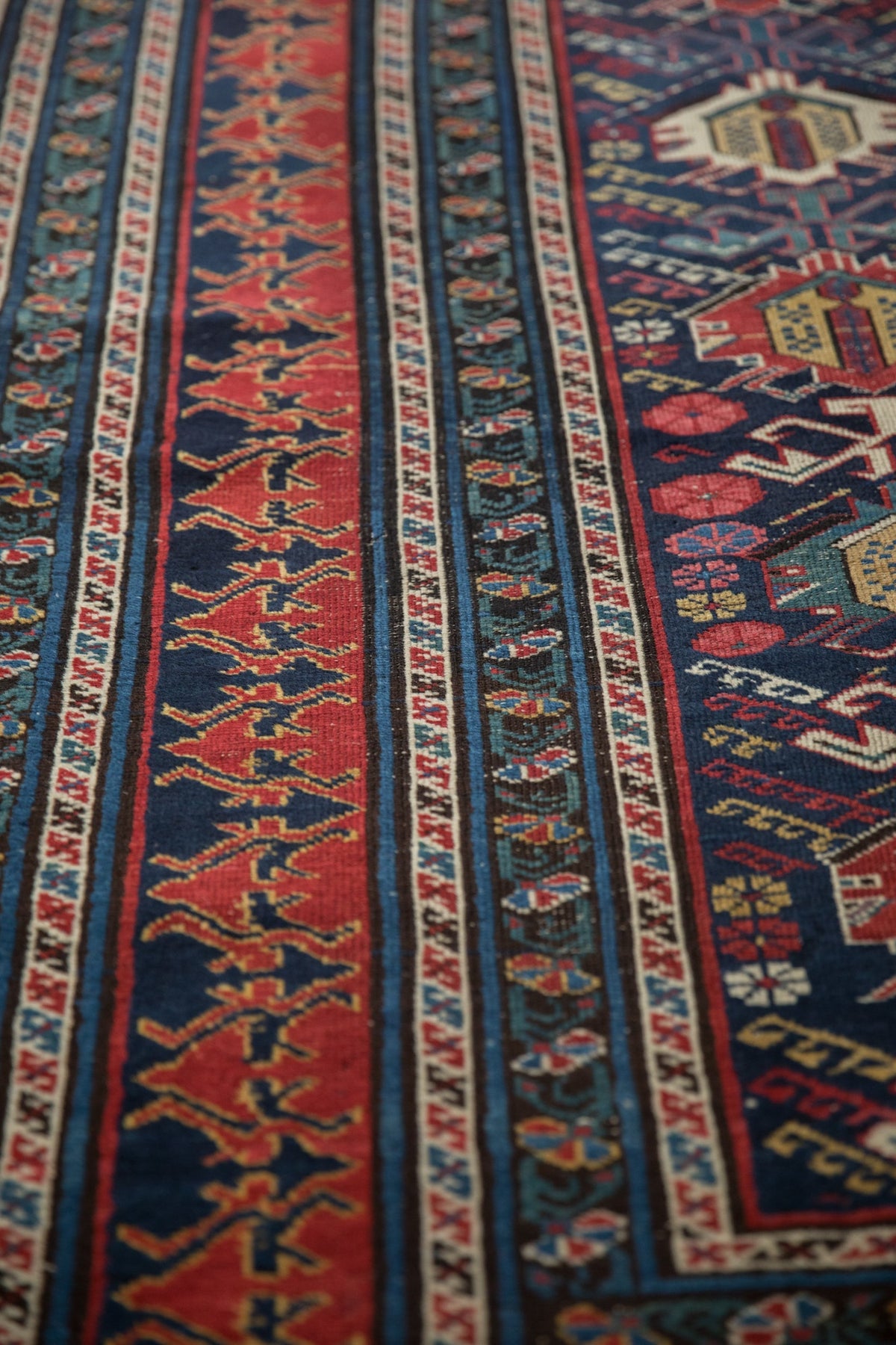 3.5x12.5 Antique Shirvan Rug Runner