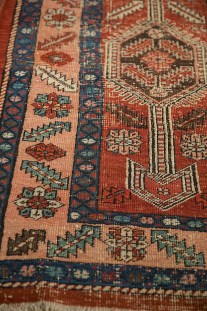 3x14.5 Antique Heriz Rug Runner