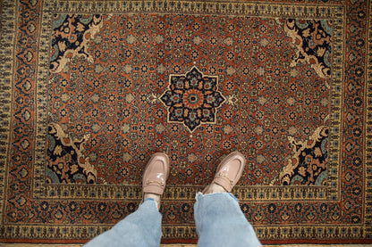 4x5.5 Antique Haji Jalili Tabriz Rug