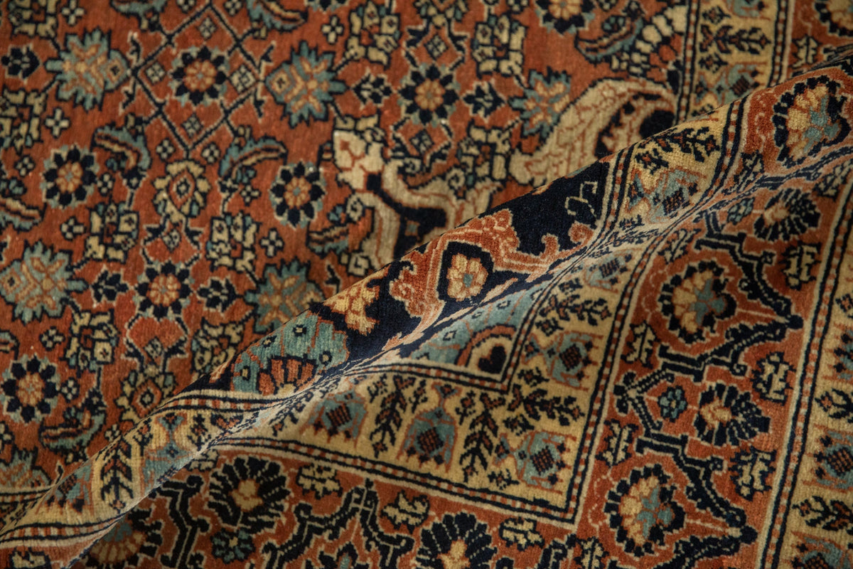 4x5.5 Antique Haji Jalili Tabriz Rug
