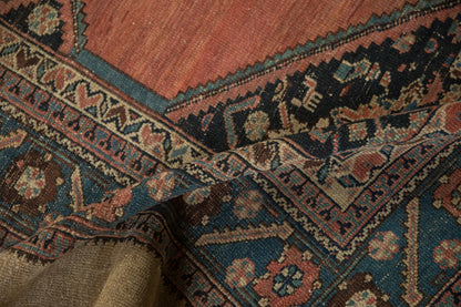 5.5x11 Antique Hamadan Rug Runner