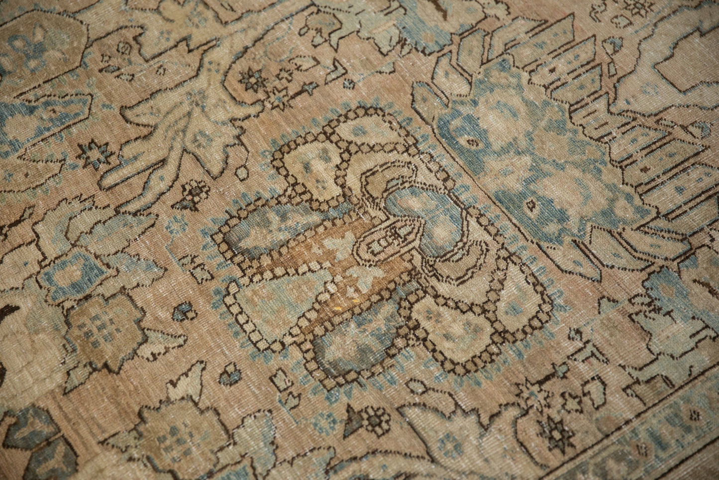7x11 Vintage Distressed Tabriz Carpet