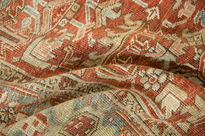 7.5x10.5 Vintage Distressed Heriz Carpet
