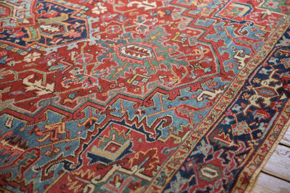 8x11 Vintage Heriz Carpet