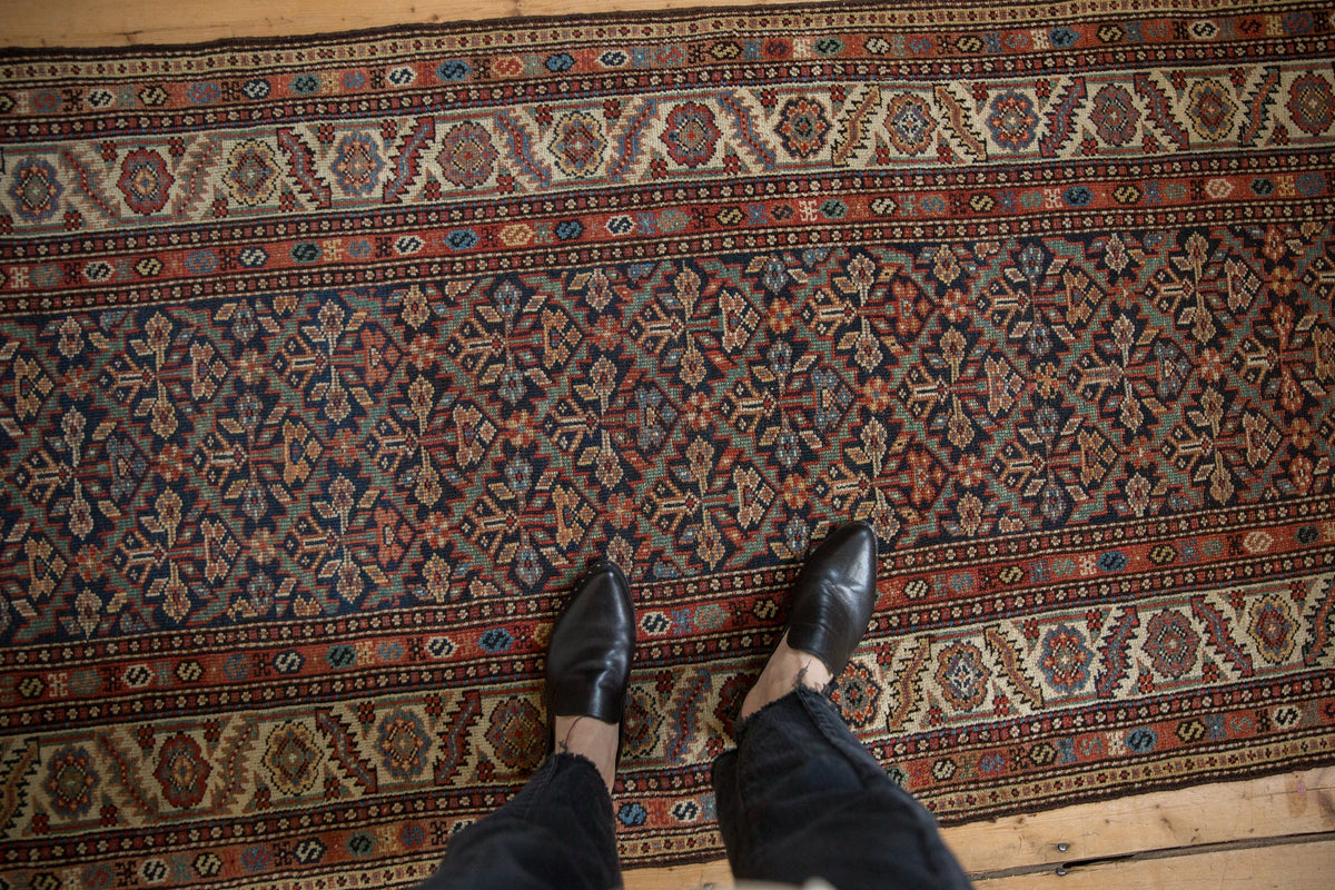 RESERVED 3.5x15.5 Antique Fine Malayer Rug Runner