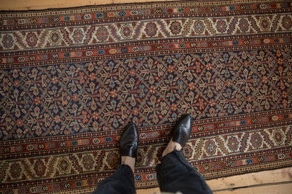 RESERVED 3.5x15.5 Antique Fine Malayer Rug Runner