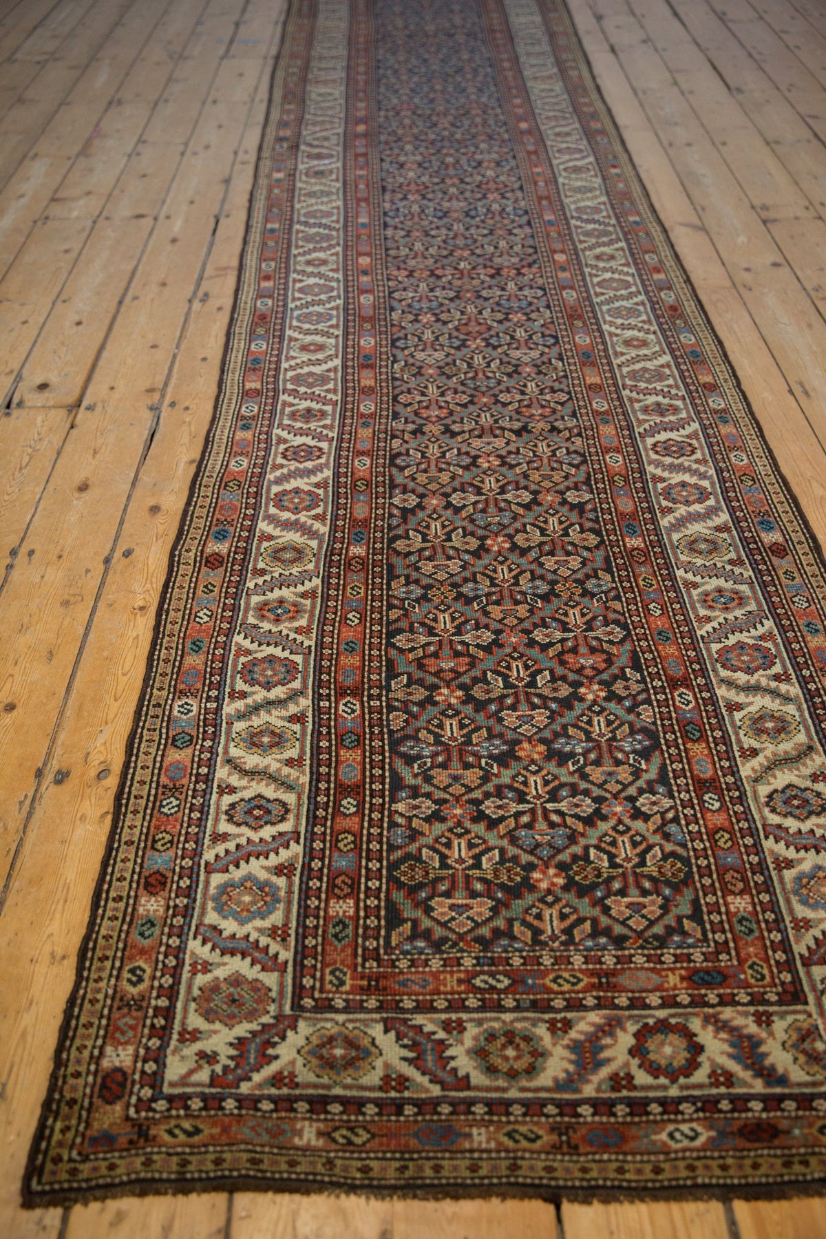 RESERVED 3.5x15.5 Antique Fine Malayer Rug Runner