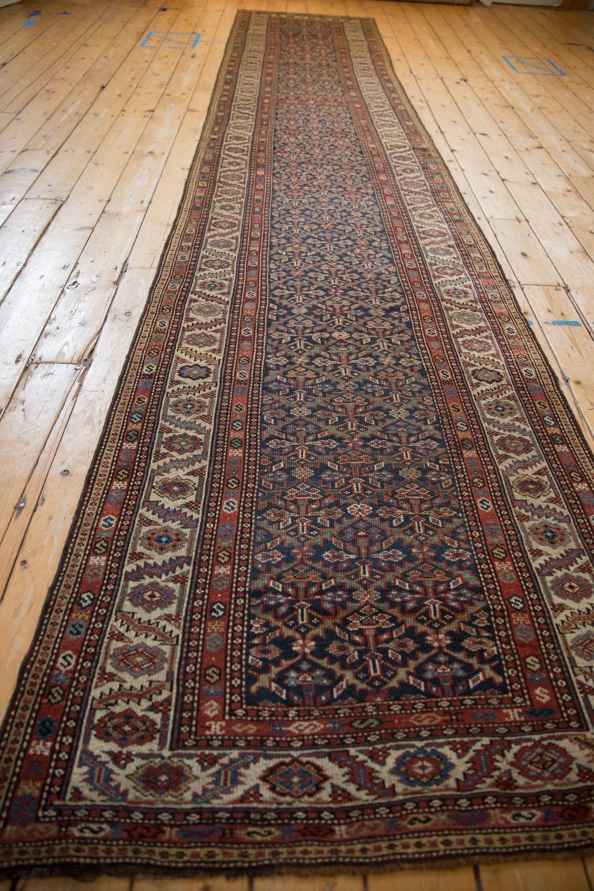 RESERVED 3.5x15.5 Antique Fine Malayer Rug Runner