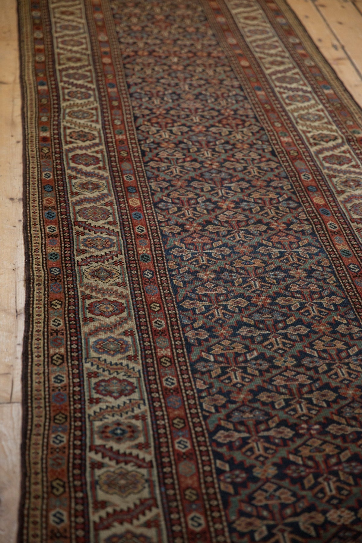 RESERVED 3.5x15.5 Antique Fine Malayer Rug Runner