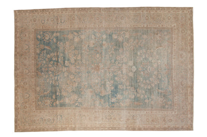 7x10 Vintage Distressed Tabriz Carpet
