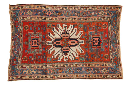 5x7.5 Antique Karaja Rug