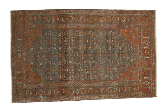 4.5x7.5 Vintage Distressed Malayer Rug