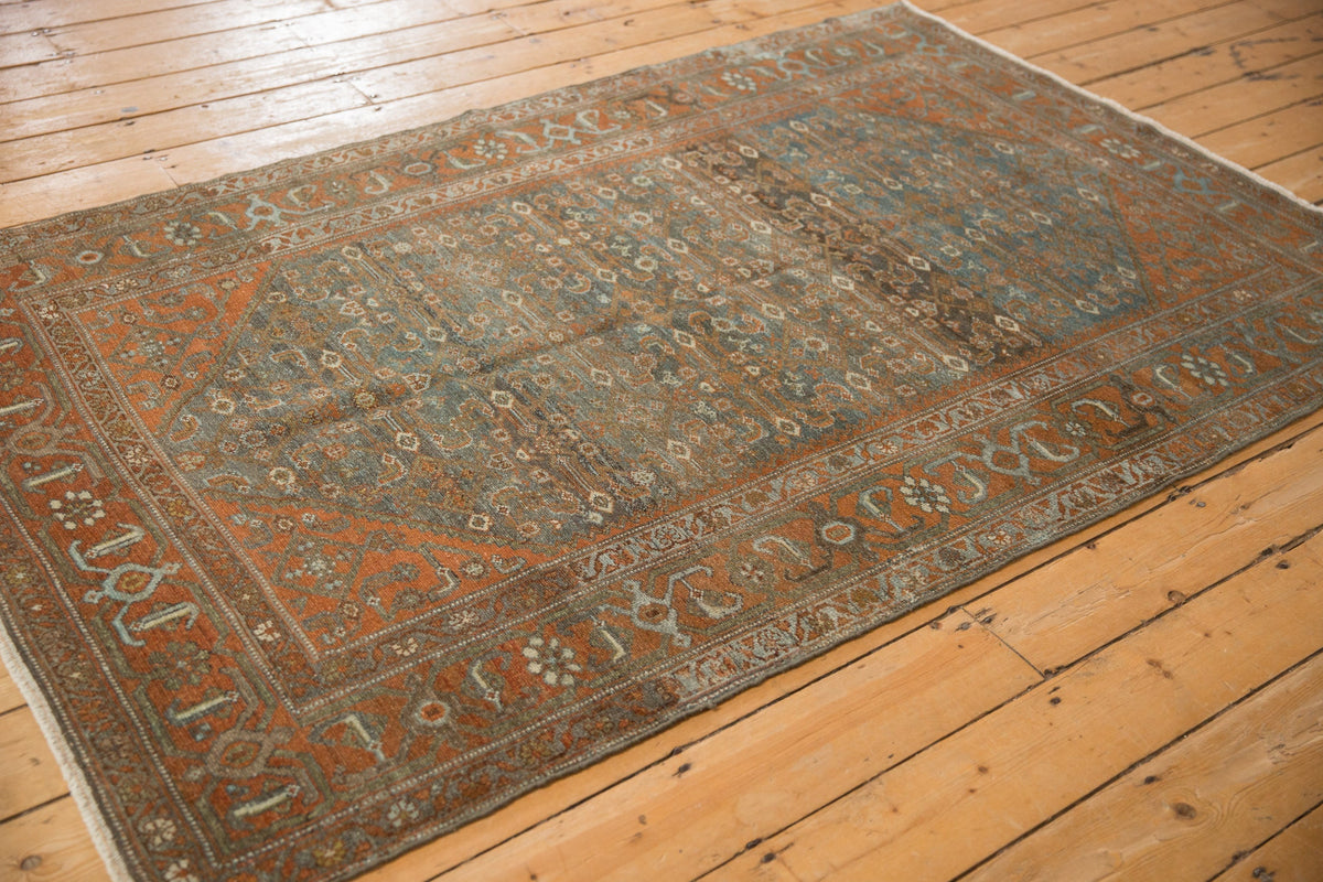 4.5x7.5 Vintage Distressed Malayer Rug