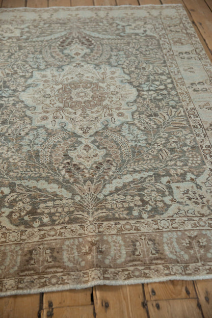 4.5x6 Vintage Distressed Tabriz Rug