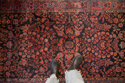 4x6.5 Antique Mohajeran Sarouk Rug