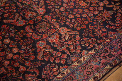 4x6.5 Antique Mohajeran Sarouk Rug