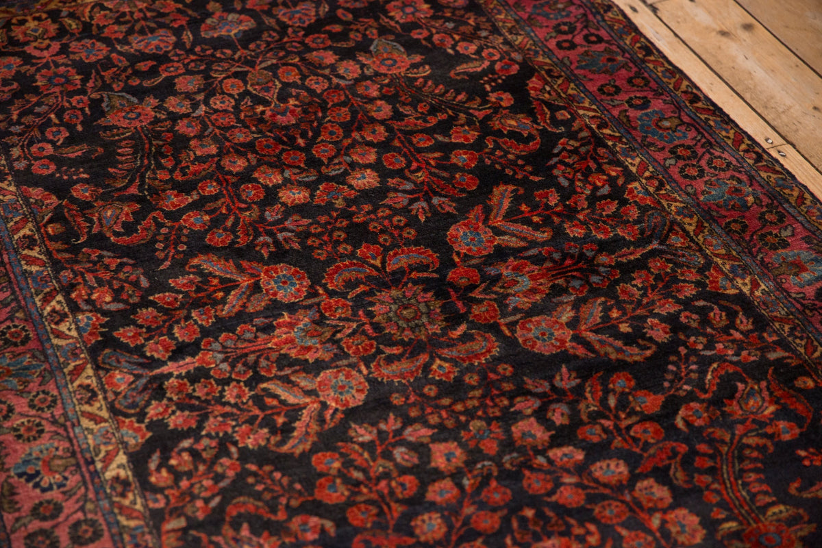 4x6.5 Antique Mohajeran Sarouk Rug