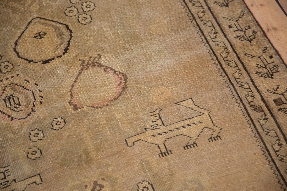 3.5x6.5 Antique Distressed Karabagh Rug