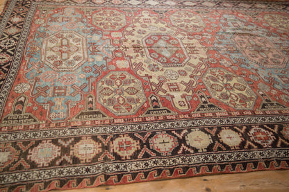 7x10 Antique Caucasian Soumac Carpet
