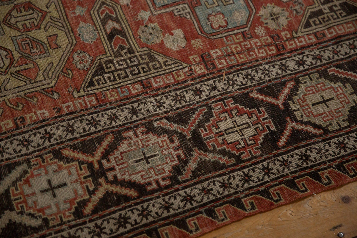 7x10 Antique Caucasian Soumac Carpet