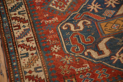 5x7.5 Antique Kazak Rug