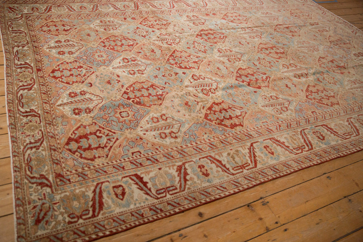 7x10 Vintage Distressed Bakhtiari Carpet