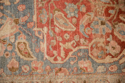 6.5x10.5 Vintage Distressed Tabriz Carpet