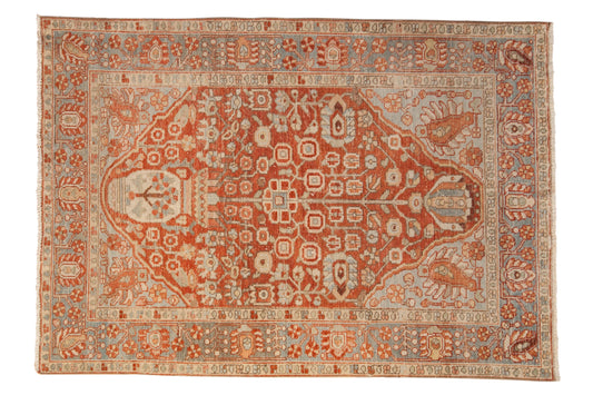 4.5x6.5 Vintage Distressed Baktiari Rug