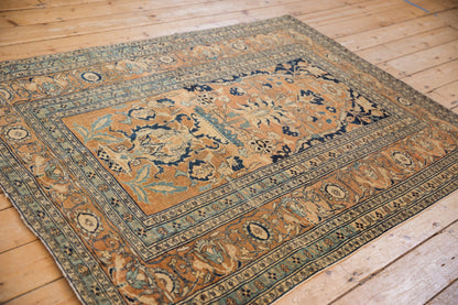 4.5x6 Antique Fine Tabriz Rug