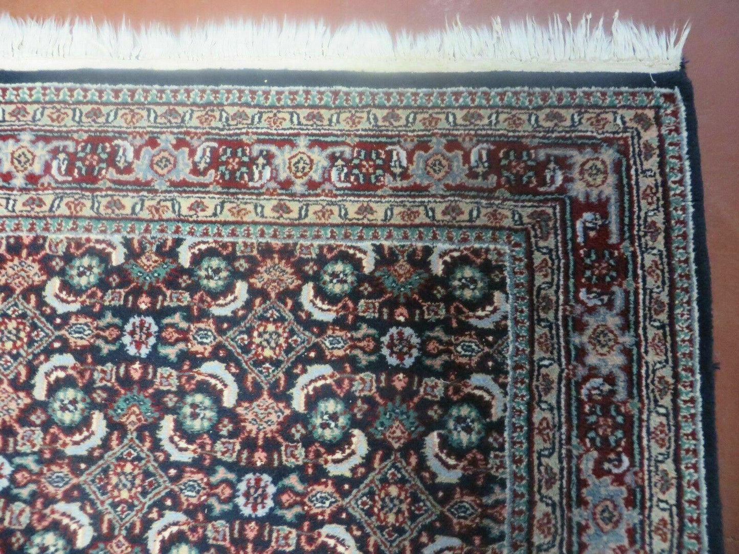 4' X 6' Vintage Handmade Indian Amristar Wool Rug Carpet Nice