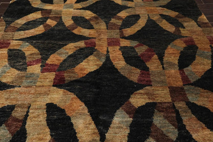 8' x 10' Hand Knotted 100% Jute Thick Pile Oriental Area Rug Modern Charcoal