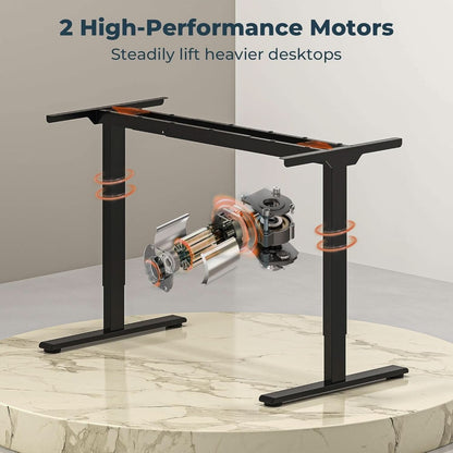 Electric Dual Motor Standing Desk with Adjustable Height