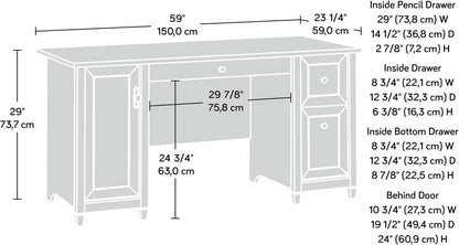 Elegant Home Office Computer Desk with Storage Drawers