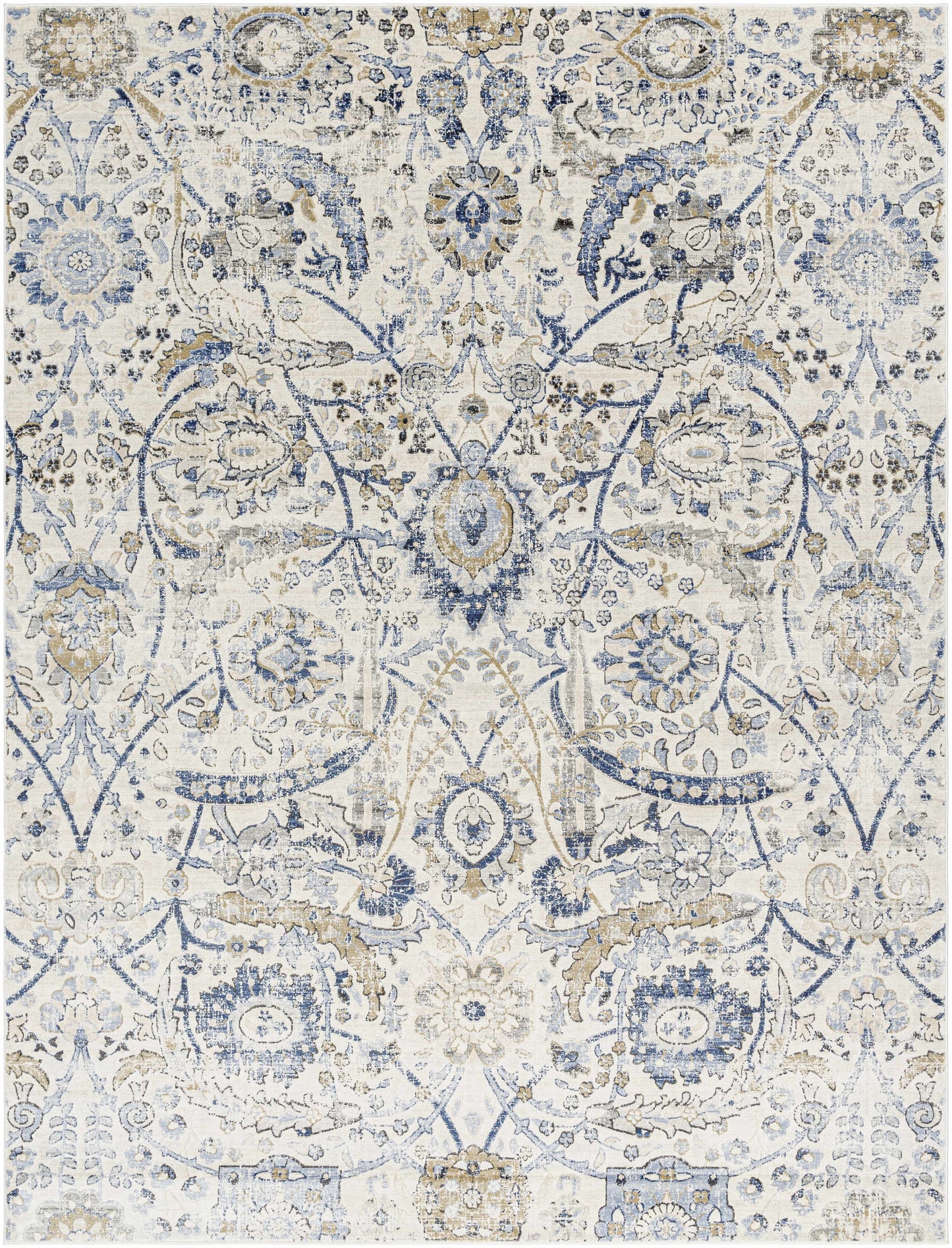Georgiana Blue & Beige Oushak Rug