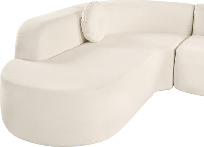 Extra Large Sectional Sofa with Elegant Curved Design