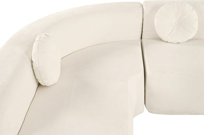 Extra Large Sectional Sofa with Elegant Curved Design