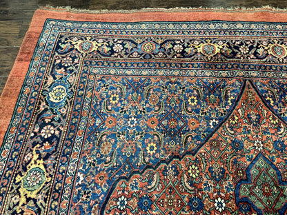 Antique Persian Bijar Rug 7x15
