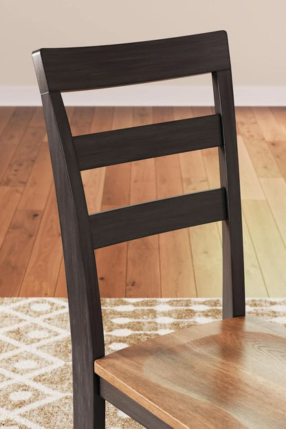 Gesthaven Solid Wood Dining Chair Set of 2 Natural Brown