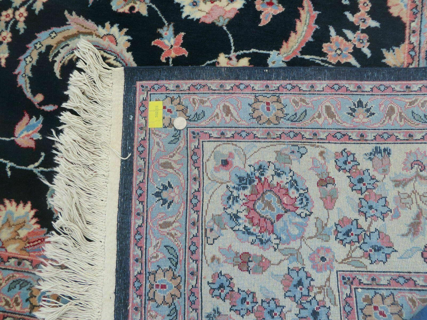 10' X 14' Vintage Handmade India Wool Hand Knotted Carpet Rug Organic Dyes Nice