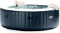 Purespa Bubble Massage Spa Set For Six With Contoured Headrests And Energy Efficient Spa Cover