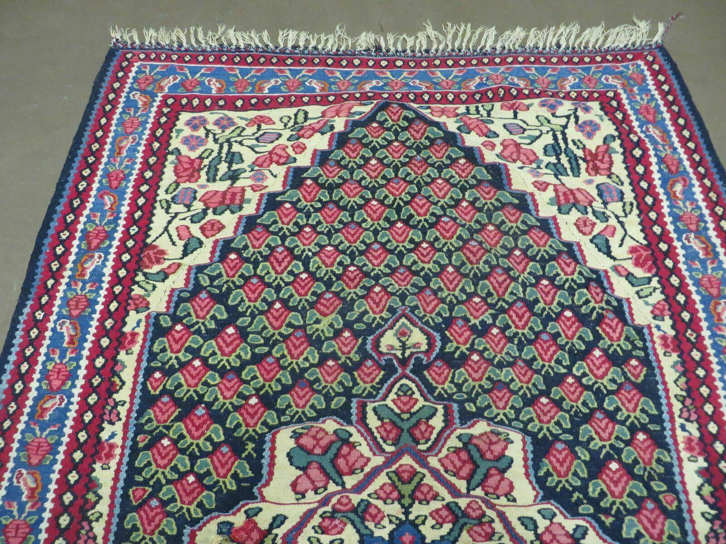 4' X 6' Vintage Handmade Turkish Flat weave Rug Tribal