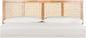 Natural Cane King Headboard with Sturdy Mango Wood