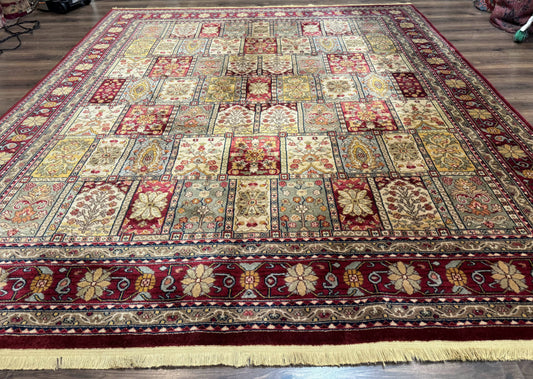 Karastan Bakhtiyari Rug 8.8 x 10, Antique Legends Karastan Wool Carpet #2200-202, Multicolor Panel