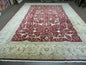 10' X 14' Vintage Handmade PESHAVAR CHOBI Pakistani Agra Wool Carpet Nice