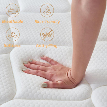 Full Size 12Inch Memory Foam Hybrid Pocket Coil Mattress