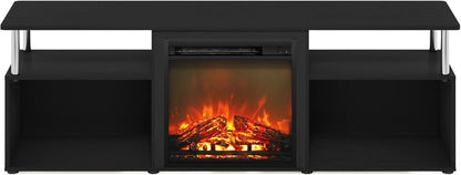 Entertainment Center With Electric Fireplace For 70 Inch TV